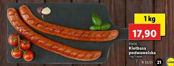 Lidl Kiełbasa podwawelska oferta