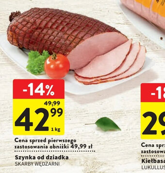 Intermarche Szynka od dziadka SKARBY WĘDZARNI 1 kg oferta