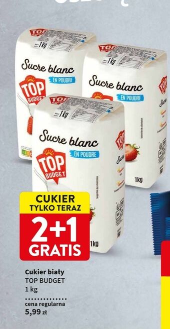 Intermarche Cukier biały top budget oferta