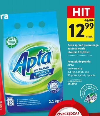 Intermarche Proszek do prania jasnych i kolorowych apta oferta