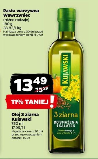 Netto Olej mix kujawski 3 ziarna oferta