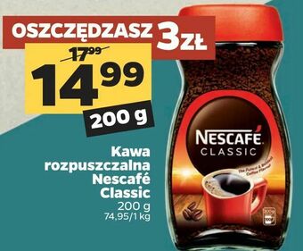 Netto Kawa rozpuszczalna Nescafé Classic oferta