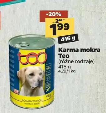 Netto Karma mokra Teo oferta