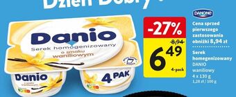 Intermarche Serek wanilia danone danio oferta