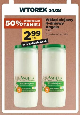 Netto Wkład olejowy 4-dniowy Angela oferta