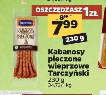 Netto Kabanosy pieczone wieprzowe Tarczyński oferta