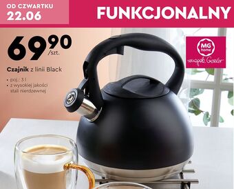 Biedronka Czajnik black 3 l mg home oferta