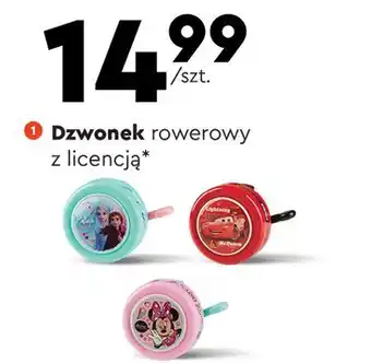 Biedronka Dzwonek do roweru minnie oferta