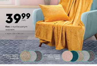 Biedronka Koc 150 x 180 cm smukee home oferta