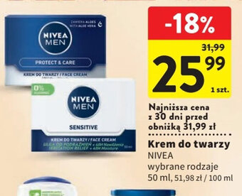 Intermarche Krem do twarzy NIVEA 50 ml oferta