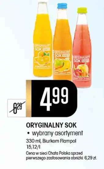 Chata Polska ORYGINALNY SOK 330 ml oferta