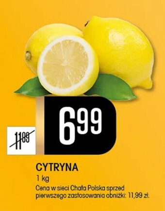 Chata Polska CYTRYNA 1 kg oferta