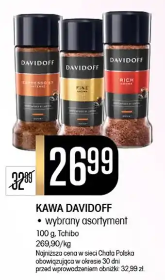 Chata Polska KAWA DAVIDOFF 100 g oferta