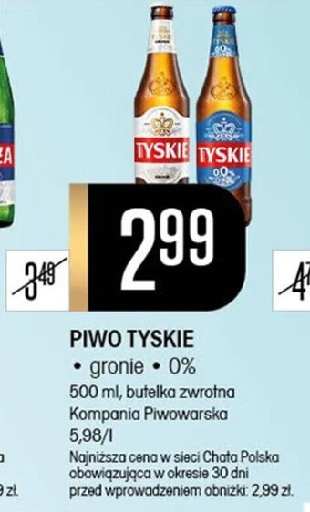 Chata Polska PIWO TYSKIE 500 ml oferta