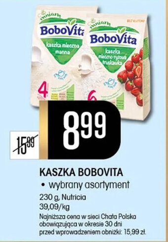 Chata Polska KASZKA BOBOVITA 230 g oferta