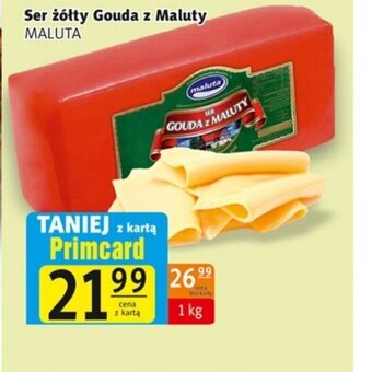 Prim Market MALUTA Ser żółty Gouda z Maluty 1kg oferta