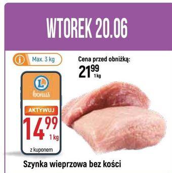 E.Leclerc Szynka wieprzowa bez kości oferta