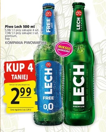Prim Market KOMPANIA PIWOWARSKA Piwo Lech 500 ml oferta