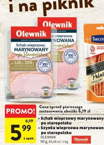 Intermarche Szynka wieprzowa marynowana po staropolsku olewnik oferta