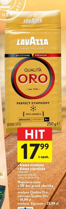 Intermarche Kawa lavazza qualita oro oferta