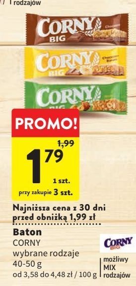 Intermarche Baton orzechowy corny big oferta