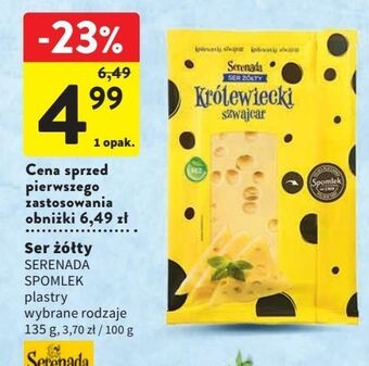 Intermarche Ser szwajcar królewiecki serenada królewiecki oferta