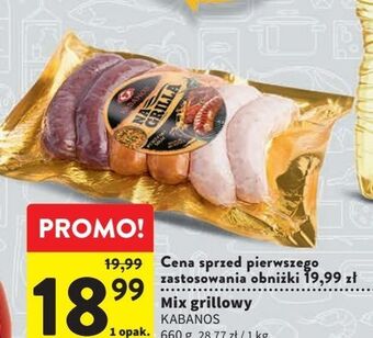 Intermarche Mix grilowy kabanos oferta