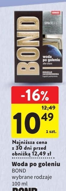 Intermarche Woda po goleniu bond spacequest oferta