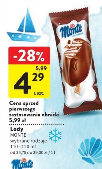 Intermarche Lody zott monte oferta