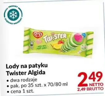 Makro Algida Lody na patyku Twister 70/80ml oferta