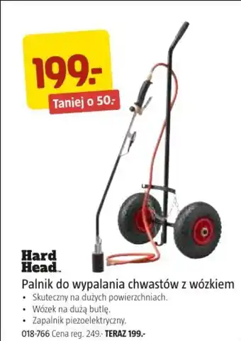 Jula Hard Head Palnik do wypalania chwastów z wózkiem oferta