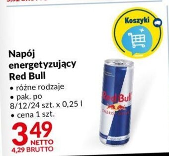 Makro Red Bull Napój energetyzujący 0,25l oferta