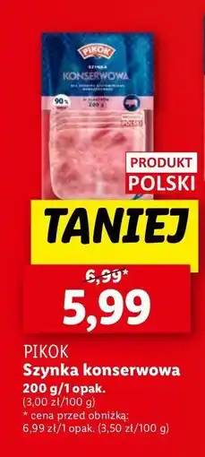 Lidl Szynka wieprzowa konserwowa 1 SZT 200 G oferta