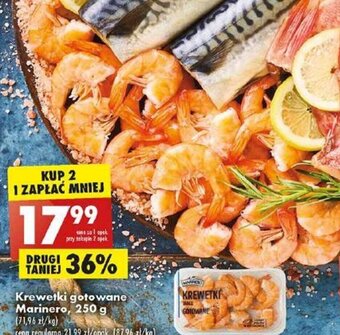 Biedronka Krewetki gotowane Marinero, 250 g oferta