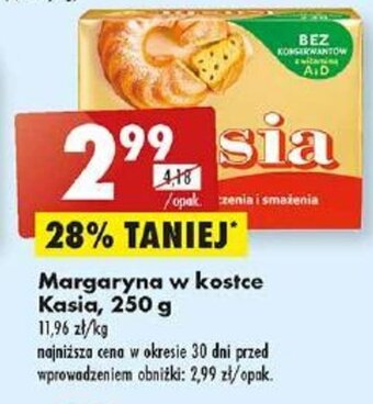 Biedronka Margaryna w kostce Kasia, 250 g oferta