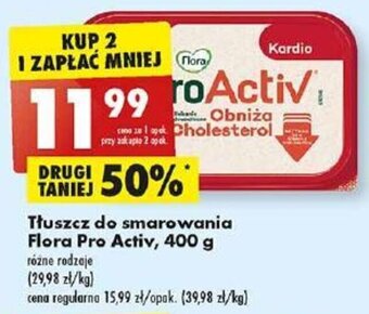 Biedronka Tłuszcz do smarowania Flora Pro Activ, 400 g oferta