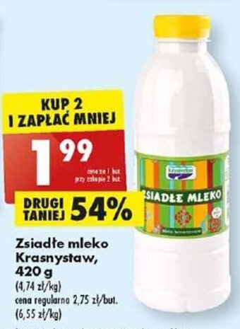 Biedronka Zsiadłe mleko Krasnystaw, 420 g oferta
