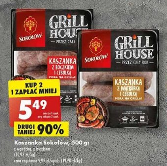 Biedronka Kaszanka Sokołów, 500 g oferta