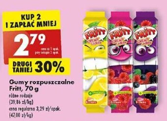 Biedronka Gumy rozpuszczalne Fritt, 70 g oferta
