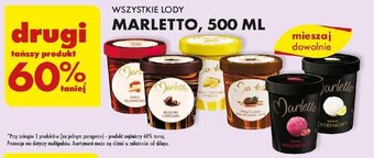 Biedronka WSZYSTKIE LODY MARLETTO, 500 ML oferta