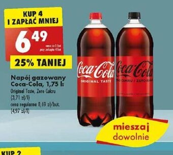 Biedronka Napój gazowany Coca-Cola, 1,75 l oferta