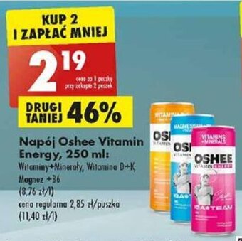 Biedronka Napój Oshee Vitamin Energy, 250 ml oferta
