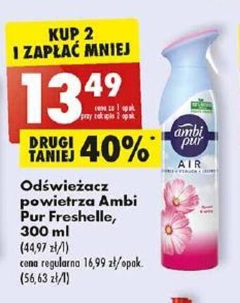 Biedronka Odświeżacz powietrza Ambi Pur Freshelle, 300 ml oferta