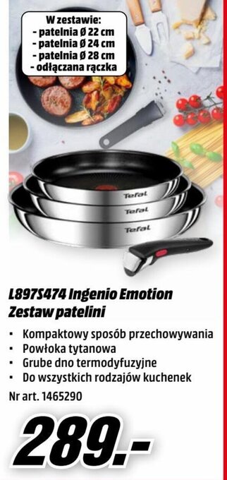 L897S474 Ingenio Emotion Zestaw patelini