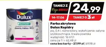 Bricomarche Farba akrylowa Dulux Rapidry 0,4l oferta