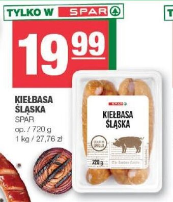 Spar KIEŁBASA SLĄSKA 720 g oferta