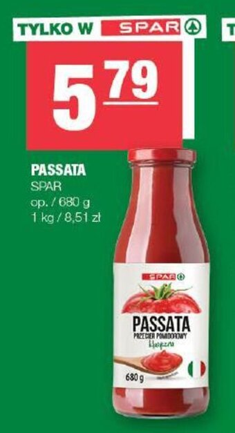 Spar PASSATA SPAR 680 g oferta