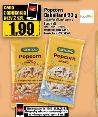 Topaz Popcorn Bakalland 90 g oferta
