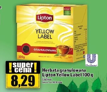 Topaz Herbata granulowana Lipton Yellow Label 100 g oferta