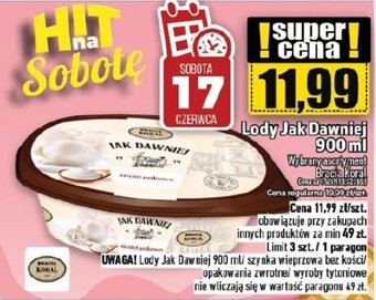 Topaz Lody Jak Dawniej 900 ml oferta